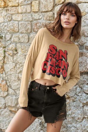 San Francisco Cropped Graphic Tee