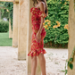 Soleia Ruffle Midi Dress