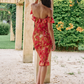 Soleia Ruffle Midi Dress