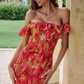 Soleia Ruffle Midi Dress