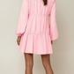 Petal Tier Shirt Dress