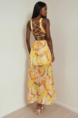Soluna Maxi Dress - Yellow