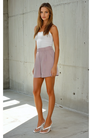 Giselle Suit Shorts - Pastel Pink