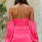 Bellamira Satin Mini Dress