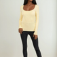 Honeyveil Ribbed Knit Top