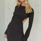 Dafni Diamante Chain Knit Dress