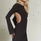 Dafni Diamante Chain Knit Dress