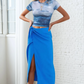 French Kiss Wrap Midi Skirt
