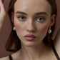 Layla Pearl Ball 18K Gold Plated Earrings