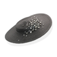 Celia Racewear Plate Hat in Black