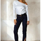Daria Zip Hem Jeans