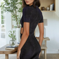 Harlow Sheer Cut-Out Dress